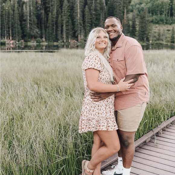 Floral off shoulder Dress With Open Sides - Picture 3 of 4